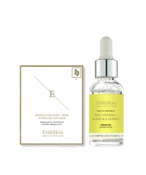 Een luxe combinatie voor een stralende, verjongde en jeugdig uitziende huid!

**Bijengif + Manuka Honing Serumolie 30ml**

* Een krachtige serumolie die de voordelen van bijengif en manukahoning combineert om de collageenproductie te stimuleren, de huidelasticiteit te verbeteren en fijne lijntjes en rimpels te verminderen.
* Bijengif helpt de collageenproductie te stimuleren en de stevigheid van de huid te verbeteren, terwijl manukahoning antibacteriële en ontstekingsremmende eigenschappen heeft om de huid te kalmeren en te verzachten.
* Helpt de textuur, teint en stevigheid van de huid te verbeteren
* Geschikt voor alle huidtypen, inclusief de gevoelige huid.

*Double Collageen + Roos Hydrogel Oogkompressen 5 X 2**

* Een set herbruikbare oogpads met dubbel collageen en rozenessence voor intense hydratatie en voeding van de gevoelige huid rond de ogen.
* Elk kompres is ontworpen om 15-20 minuten te worden gedragen, zodat de actieve ingrediënten maximaal worden opgenomen.
* Helpt wallen, donkere kringen en fijne lijntjes en rimpels te verminderen
* Geschikt voor alle huidtypes, inclusief de gevoelige huid

**Voordelen van het gebruik van deze combinatie:**

* Biedt een uitgebreide huidverzorgingsroutine die meerdere problemen aanpakt, waaronder anti-aging, huidversteviging, hydratatie en oogverzorging.
* Helpt de collageenproductie te stimuleren en de huidelasticiteit te verbeteren
* Biedt intense hydratatie en voeding voor de gevoelige huid rond de ogen
* Vermindert wallen, donkere kringen, fijne lijntjes en rimpels
* Geschikt voor alle huidtypen, inclusief de gevoelige huid

**Gebruikstips:**

* Breng de Bee Venom + Manuka Honey Serum Oil aan op gezicht en hals na het reinigen en tonifiëren.
* Gebruik de Double Collagen + Rose Hydrogel Eye Pads naar behoefte voor intense hydratatie en voeding voor de gevoelige huid rond de ogen. 15-20 minuten laten inwerken alvorens te verwijderen.
* Bewaar de producten op een koele, droge plaats om hun kracht te behouden.

Deze combinatie is perfect voor iedereen die op zoek is naar een luxe huidverzorgingsroutine die meerdere problemen aanpakt. De Bee Venom + Manuka Honey Serum Oil biedt intense anti-aging voordelen door de collageenproductie te stimuleren en de huidelasticiteit te verbeteren, terwijl de Double Collagen + Rose Hydrogel Eye Pads zorgen voor intense hydratatie en voeding voor de gevoelige huid rondom de ogen. De combinatie is geschikt voor alle huidtypes, inclusief de gevoelige huid.

**Tips om het meeste uit deze combinatie te halen:**

* Gebruik een milde reiniger en toner voordat je de serumolie aanbrengt om de huid voor te bereiden op maximale opname.
* Breng een dun laagje serumolie aan op het gezicht en de hals, vermijd het gebied rondom de ogen
* Gebruik de oogpads indien nodig om het delicate gebied rond de ogen intens te hydrateren en te voeden
* Masseer de serumolie zachtjes maar grondig in de huid om de doorbloeding en absorptie te bevorderen