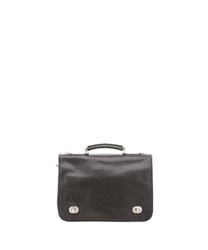 Bolso unisex. El cierre es rápido. Los bolsillos internos son bolsillos multifuncionales. Los bolsillos externos son uno en la espalda con cremallera. La bandolera es ajustable y extraíble en piel. El mango es de piel. Hay un compartimento interno. El material exterior es 100% Piel Auténtica. Internamente está forrado en piel auténtica. Medidas: 39x28x10 cm. Hecho en Italia