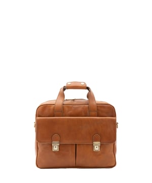 Unisex-Handtasche mit Reißverschluss. eine mit Reißverschluss-Innentaschen. zwei Außentaschen mit Druckknöpfen vorne und eine Reißverschlusstasche hinten. verstellbarer und abnehmbarer Schultergurt aus Leder. im Ledergriff. Drei Innenfächer.  Außenmaterial. Innen mit Baumwolle gefüttert. Maße: 38x36x10 cm. Hergestellt in Italien