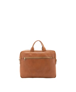 Unisex-Handtasche mit Reißverschluss. zwei offene Innentaschen. Eine Vorderseite mit Reißverschluss und eine Rückseite mit Reißverschluss-Außentaschen. verstellbarer und abnehmbarer Schultergurt aus Leder. im Ledergriff. zwei Innenfächer.  Außenmaterial. Innen mit Baumwolle gefüttert. Maße: 37x27x6 cm. Hergestellt in Italien