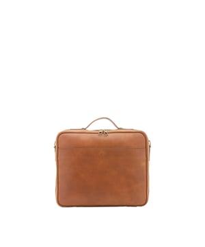 Bolso unisex. El cierre es con cremallera. Los bolsillos internos son uno abierto. Los bolsillos externos son un frente abierto. La bandolera es ajustable y extraíble en piel. El mango es de piel. Hay un compartimento interno. El material exterior es 100% Piel Auténtica. Internamente está forrado en algodón. Medidas: 38x32x6 cm. Hecho en Italia