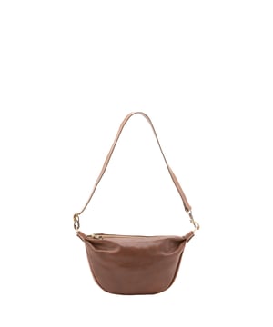 Bolso bandolera unisex. El cierre es con cremallera. Los bolsillos internos son uno con cremallera. Los bolsillos externos son uno en la espalda con cremallera. La bandolera es ajustable en piel. Falta el mango. Hay un compartimento interno. El material exterior es 100% Piel Auténtica. Internamente está forrado en algodón. Medidas: 28x18x6 cm. Hecho en Italia