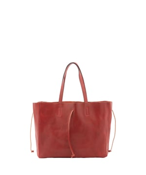 Bolso bandolera unisex. El cierre es con cordones de piel. Los bolsillos internos son uno con cremallera. Los bolsillos externos están ausentes. Falta la correa para el hombro. El mango es de piel. Hay un compartimento interno. El material exterior es 100% Piel Auténtica. Internamente no está forrado. Medidas: 30x16x23 cm. Hecho en Italia