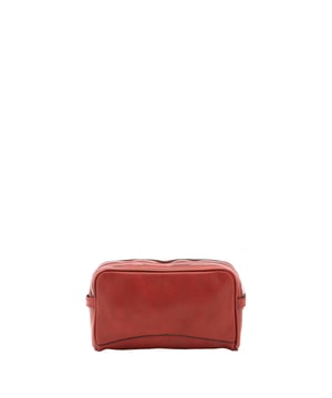 Bolso de mano unisex. El cierre es con cremallera. Los bolsillos internos son uno con cremallera. Los bolsillos externos están ausentes. Falta la correa para el hombro. Falta el mango. Hay dos compartimentos internos. El material exterior es 100% Piel Auténtica. Internamente está forrado en algodón. Medidas: 24x18x7 cm. Hecho en Italia