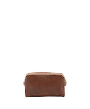 Unisex clutch tas met ritssluiting. één met binnenzakken met ritssluiting. afwezige externe zakken. ontbrekende schouderband. ontbrekend handvat. twee binnenvakken.  extern materiaal. gevoerd met katoenen binnenkant. Afmetingen: 24x18x7 cm. Gemaakt in Italië