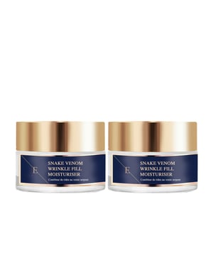 Wrinkle Fill Slangengif Moisturiser
Wrinkle Fill Snake Venom Moisturiser bevat synthetische slangengifpeptide die is ontwikkeld om expressielijntjes, waarvan bekend is dat ze rimpels veroorzaken, te ontspannen. Deze peptide in combinatie met hydratatiebevorderend hyaluronzuur en collageen zorgt ervoor dat de huid er zichtbaar gladder, jonger en voller uitziet.
Slangengifpeptide
Slangengifpeptide Slangengifpeptide is een synthetische peptide die de effecten nabootst van Waglerin 1, een bestanddeel dat voorkomt in de giftige Temple Viper-slang. Het werkt door het verminderen van spiercontracties in het gezicht en vermindert de celbeweging, waardoor de huid glad blijft en rimpels en fijne lijntjes worden verminderd.

Hyaluronzuur

Hyaluronzuur komt van nature voor in onze huid, maar naarmate we ouder worden vertraagt de natuurlijke productie van hyaluronzuur door ons lichaam. Hyaluronzuur is een belangrijk element dat ervoor zorgt dat de huid er vol en jeugdig uitziet, omdat het 1000 keer zijn eigen gewicht aan vocht vasthoudt. Ons hyaluronzuur heet natriumhyaluronaat en is een kleiner hyaluronzuur dat dieper in de huid kan doordringen en hydrateren dan normaal hyaluronzuur.
Arganolie
Amandelolie
Vitamine E
Sheaboter
Collageen

Collageen komt van nature voor in onze huid en naarmate we ouder worden vertraagt de productie van collageen. Als ingrediënt voor huidverzorging is collageen bedoeld om de huid voller te maken en er voller uit te laten zien door vocht en hydratatie naar de huid te brengen.

Gebruiksaanwijzing: Breng 's ochtends een hoeveelheid ter grootte van een erwt aan op een gereinigd gezicht, hals en decolleté.