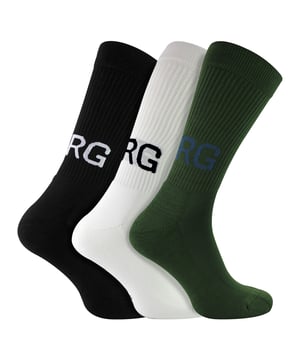Core Crew Socks 3-Pack - Essential Everyday Comfort: Elevate your daily essentials with the Björn Borg Core Crew Socks 3-Pack, designed for ultimate comfort and durability. These socks are made from a soft cotton blend with added stretch for a snug fit. Featuring a classic crew length and the iconic Björn Borg logo on the ribbed cuffs, these socks are perfect for everyday wear, providing both style and support. Extra Product Details:. 85% Cotton 13% Polyamide 2% Elastane Crew Length Ribbed Cuffs Iconic Björn Borg Logo Machine Washable. These socks are a must-have for anyone seeking comfort and style in their daily wardrobe