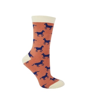 Miss Sparrow Bamboo Patterned Animal Socks: Miss Sparrow prides their products on the philosophy of making your feet feel fabulous all year round. Whether it's their chic and stylish products, they bring you unique, exciting and fashionable accessories, full of individuality to give you the confidence to be you. If you’re after great bamboo socks with very bright, funky and crazy colours then these bunch of Miss Sparrow Socks are perfect! With loads of patterns like spots, stripes, zig zags and more! You’ll be sure to find the perfect pair to jazz up your feet!. Their socks will keep your toes warm and make your loved ones smile on special occasions. They would even make a wonderful gift for yourself or a loved one. These socks are breathable, hypoallergenic antibacterial and super soft. There are many patterns available including: Puffins, Frogs, Penguins and even more!. These range of socks are made from 54% Bamboo, 22% Cotton, 16% Polyester, 6% Nylon, 2% Elastane. They are womens size 4-7 UK. Machine washable under 40. Do not dry clean. Do not iron. Do not bleach. Extra Product Details: Ladies Miss Sparrow Socks Novelty Bamboo Socks A Great Gift Bamboo Rich Fibres Funky Patterns Super Soft & Breathable Hypoallergenic Antibacterial Machine Washable Under 40