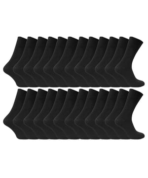 Máxima comodidad y gran valor: Calcetines 100% algodón no elásticos: Experimente una comodidad incomparable con nuestros calcetines 100% algodón no elásticos. Diseñados para aquellos que priorizan la comodidad por encima de todo, estos calcetines ofrecen un gran valor con 24 pares incluidos. Hechos a mano con el algodón más fino, estos calcetines proporcionan una sensación lujosa y suave que mantendrá sus pies felices durante todo el día. A diferencia de los calcetines de algodón normales, nuestros calcetines no elásticos llevan la comodidad al siguiente nivel. Gracias a su diseño no elástico, ofrecen mayor comodidad y libertad de movimiento. Perfectos para quienes tienen mala circulación o los pies y las piernas hinchados, estos calcetines se adaptan al contorno natural de los pies sin constreñirlos. Diga adiós a los incómodos anillos de constricción y salude a la máxima comodidad. Estos calcetines no sólo son increíblemente cómodos, sino también transpirables, lo que los hace perfectos para los meses de verano. El tejido de algodón ligero y transpirable garantiza que sus pies se mantengan frescos y frescos durante todo el día. Disponibles en un paquete de 12 pares, estos calcetines no elásticos vienen en tres elegantes colores. Elija entre nuestras opciones de tallas 6-11 Reino Unido u 11-14 Reino Unido para encontrar el ajuste perfecto para sus pies. Hechos de algodón 100% orgánico, estos calcetines no sólo son cómodos, sino también respetuosos con el medio ambiente. Y no se preocupe por la molestia de lavarlos a mano, ya que estos calcetines se pueden lavar a máquina de forma segura. Detalles adicionales del producto:: - 24 pares incluidos para mayor valor - Hecho de 100% algodón para mayor comodidad - Diseño no elástico para mayor comodidad - Disponible en tres colores con estilo - Opciones de tamaño: 6-11 UK / 11-14 UK - Lavables a máquina para mayor comodidad. Experimente la máxima comodidad y valor con nuestros calcetines 100% algodón no elásticos. ¡Mejore su juego de calcetines hoy mismo!