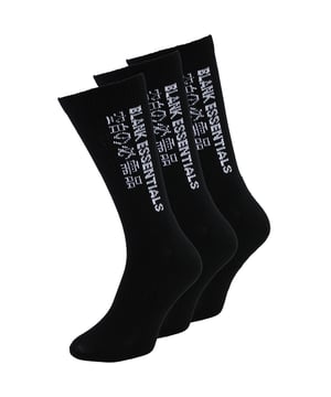BLANK ESSENTIALS 3 Pack Cotton Socks: Step into a world of unmatched comfort and subtle style with the BLANK ESSENTIALS 3 Pack Cotton Socks. Specially designed to fit a range of shoe sizes, these crew socks effortlessly complement both your casual and official outfits, becoming an essential component of your wardrobe. Revel in the luxurious comfort these socks bring, an indispensable item for every discerning gentleman. BLANK ESSENTIALS socks are meticulously crafted to inject a wave of comfort into your daily grind. Featuring a harmonious blend of softness, breathability, and gentle support, these socks are poised to accompany you through all seasons. Made from a premium mix of 78% cotton, 11% polyamide, 9% polyester, and 2% elastane, they fit snugly into sizes 7-11 UK. The BLANK ESSENTIALS 3 Pack Cotton Socks boast several features. Their cushioned foot and smooth toe seams are signs of thoughtful design aimed at maximizing your comfort. Moreover, the easy stretch, non-binding rib ensures a perfect fit without restricting circulation. Whether you choose the classic white, sleek black, or the assorted colours pack, these socks are bound to elevate your daily comfort to new heights. Extra Product Information: - Supremely soft and comfortable - Made with high-quality materials - Easy stretch for a perfect fit - Non-binding for all-day comfort - Available in versatile colour options - Suitable for sizes 7-11 UK - Ideal for both casual and formal occasions - A must-have staple for the modern man