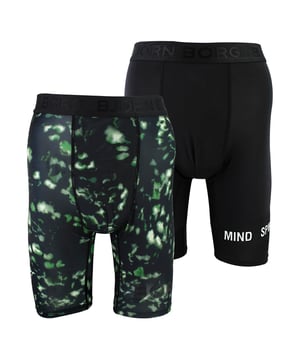 Performance Boxer Long Leg 2-Pack - Ultimate Support and Comfort: Elevate your activewear with the Björn Borg Performance Boxer Long Leg 2-Pack, designed for those who seek optimal support during intense workouts. Crafted from soft, stretchable fabric, these boxers feature a longer leg length for added coverage and support. The moisture-wicking material ensures you stay dry and comfortable, while the iconic elastic waistband provides a secure fit. Extra Product Details: 90% Recycled Polyester, 10% Elastane Long Leg Length Moisture-Wicking Fabric Elastic Waistband Machine Washable. These boxers are essential for any athlete looking for performance and comfort in their gear.
