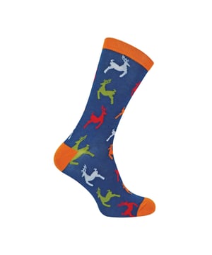 Mr Heron Bamboo Patterned Animal Socks: Miss Sparrow prides their products on the philosophy of making your feet feel fabulous all year round. Whether it's their chic and stylish products, they bring you unique, exciting and fashionable accessories, full of individuality to give you the confidence to be you. If you’re after great bamboo socks with very bright, funky and crazy colours then these bunch of Mr Heron Socks are perfect! With loads of patterns like spots, stripes, zig zags and more! You’ll be sure to find the perfect pair to jazz up your feet!. Their socks will keep your toes warm and make your loved ones smile on special occasions. They would even make a wonderful gift for yourself or a loved one. These socks are breathable, hypoallergenic antibacterial and super soft. There are many patterns available, we’re sure you’ll find something that’ll suit you. These range of socks are made from 54% Bamboo, 22% Cotton, 16% Polyester, 6% Nylon, 2% Elastane. They are men’s size 6-11 UK. Machine washable under 40. Do not dry clean. Do not iron. Do not bleach. Extra Product Details: Men’s Mr Heron Socks Novelty Bamboo Socks A Great Gift Bamboo Rich Fibres 4 Funky Patterns Super Soft & Breathable Hypoallergenic Antibacterial Machine Washable Under 40