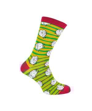 Mr Heron Bamboo Patterned Animal Socks: Miss Sparrow prides their products on the philosophy of making your feet feel fabulous all year round. Whether it's their chic and stylish products, they bring you unique, exciting and fashionable accessories, full of individuality to give you the confidence to be you. If you’re after great bamboo socks with very bright, funky and crazy colours then these bunch of Mr Heron Socks are perfect! With loads of patterns like spots, stripes, zig zags and more! You’ll be sure to find the perfect pair to jazz up your feet!. Their socks will keep your toes warm and make your loved ones smile on special occasions. They would even make a wonderful gift for yourself or a loved one. These socks are breathable, hypoallergenic antibacterial and super soft. There are many patterns available, we’re sure you’ll find something that’ll suit you. These range of socks are made from 54% Bamboo, 22% Cotton, 16% Polyester, 6% Nylon, 2% Elastane. They are men’s size 6-11 UK. Machine washable under 40. Do not dry clean. Do not iron. Do not bleach. Extra Product Details: Men’s Mr Heron Socks Novelty Bamboo Socks A Great Gift Bamboo Rich Fibres 4 Funky Patterns Super Soft & Breathable Hypoallergenic Antibacterial Machine Washable Under 40