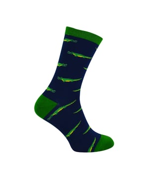 Mr Heron Bamboo Patterned Animal Socks: Miss Sparrow prides their products on the philosophy of making your feet feel fabulous all year round. Whether it's their chic and stylish products, they bring you unique, exciting and fashionable accessories, full of individuality to give you the confidence to be you. If you’re after great bamboo socks with very bright, funky and crazy colours then these bunch of Mr Heron Socks are perfect! With loads of patterns like spots, stripes, zig zags and more! You’ll be sure to find the perfect pair to jazz up your feet!. Their socks will keep your toes warm and make your loved ones smile on special occasions. They would even make a wonderful gift for yourself or a loved one. These socks are breathable, hypoallergenic antibacterial and super soft. There are many patterns available, we’re sure you’ll find something that’ll suit you. These range of socks are made from 54% Bamboo, 22% Cotton, 16% Polyester, 6% Nylon, 2% Elastane. They are men’s size 6-11 UK. Machine washable under 40. Do not dry clean. Do not iron. Do not bleach. Extra Product Details: Men’s Mr Heron Socks Novelty Bamboo Socks A Great Gift Bamboo Rich Fibres 4 Funky Patterns Super Soft & Breathable Hypoallergenic Antibacterial Machine Washable Under 40