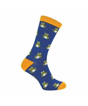 Mr Heron Bamboo Patterned Animal Socks: Miss Sparrow prides their products on the philosophy of making your feet feel fabulous all year round. Whether it's their chic and stylish products, they bring you unique, exciting and fashionable accessories, full of individuality to give you the confidence to be you. If you’re after great bamboo socks with very bright, funky and crazy colours then these bunch of Mr Heron Socks are perfect! With loads of patterns like spots, stripes, zig zags and more! You’ll be sure to find the perfect pair to jazz up your feet!. Their socks will keep your toes warm and make your loved ones smile on special occasions. They would even make a wonderful gift for yourself or a loved one. These socks are breathable, hypoallergenic antibacterial and super soft. There are many patterns available, we’re sure you’ll find something that’ll suit you. These range of socks are made from 54% Bamboo, 22% Cotton, 16% Polyester, 6% Nylon, 2% Elastane. They are men’s size 6-11 UK. Machine washable under 40. Do not dry clean. Do not iron. Do not bleach. Extra Product Details: Men’s Mr Heron Socks Novelty Bamboo Socks A Great Gift Bamboo Rich Fibres 4 Funky Patterns Super Soft & Breathable Hypoallergenic Antibacterial Machine Washable Under 40