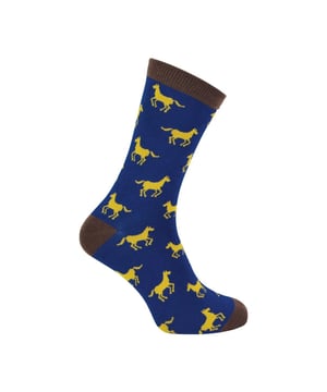 Mr Heron Bamboo Patterned Animal Socks: Miss Sparrow prides their products on the philosophy of making your feet feel fabulous all year round. Whether it's their chic and stylish products, they bring you unique, exciting and fashionable accessories, full of individuality to give you the confidence to be you. If you’re after great bamboo socks with very bright, funky and crazy colours then these bunch of Mr Heron Socks are perfect! With loads of patterns like spots, stripes, zig zags and more! You’ll be sure to find the perfect pair to jazz up your feet!. Their socks will keep your toes warm and make your loved ones smile on special occasions. They would even make a wonderful gift for yourself or a loved one. These socks are breathable, hypoallergenic antibacterial and super soft. There are many patterns available, we’re sure you’ll find something that’ll suit you. These range of socks are made from 54% Bamboo, 22% Cotton, 16% Polyester, 6% Nylon, 2% Elastane. They are men’s size 6-11 UK. Machine washable under 40. Do not dry clean. Do not iron. Do not bleach. Extra Product Details: Men’s Mr Heron Socks Novelty Bamboo Socks A Great Gift Bamboo Rich Fibres 4 Funky Patterns Super Soft & Breathable Hypoallergenic Antibacterial Machine Washable Under 40