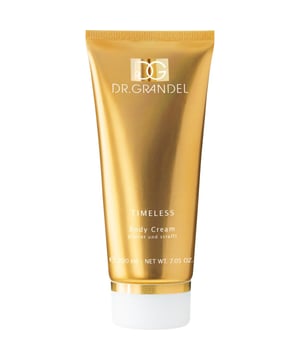 Regenerierende Körpercreme Die Timeless Body Cream von Dr. Grandel sorgt für ein pflegendes Gefühl der Haut. Die Köpercreme versorgt trockene Haut mit Feuchtigkeit und verleiht dieser ein geschmeidiges Gefühl. Anti-Aging Wirkstoffe, die in der Creme enthalten sind, beleben Ihre Haut erneut und geben ihr ein verjüngtes Gefühl und Aussehen. Goldpigmente schencken Ihrer Haut einen sanften Goldschimmer nach der Anwendung.