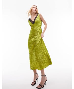 Dresses by Topshop Welcome to the next phase of Topshop V-neck Sleeveless style Lace trims Regular fitSold By: Asos