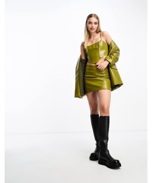Tops by The Frolic Part of a co-ord set Skirt sold separately Square neck Adjustable straps Zip-back fastening Regular fitSold By: Asos