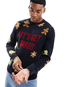 Jumpers & Cardigans by Only & Sons Knitwear until further notice Festive design Crew neck Long sleeves Regular fitSold By: Asos