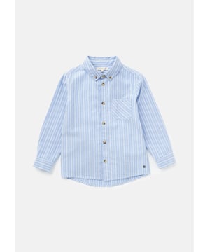 Effortless style begins with a classic   stripe shirt. Regular cut with a button down collar and cute patch pocket. this classic shirt has been given the A&R edge. About me: 100% Cotton Look After Me: Think Planet. Wash At 30C.