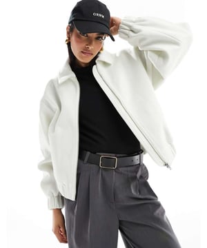 Coats & Jackets by ASOS DESIGN Jacket upgrade: check Spread collar Zip fastening Side pockets Regular fitSold By: Asos