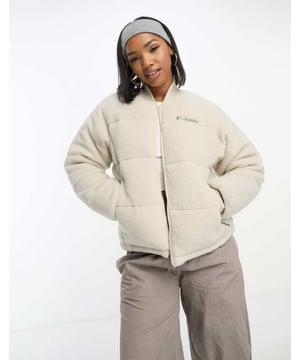 Coats & Jackets by Columbia Jacket upgrade: check High collar Zip fastening Logo embroidery detail Side pockets Regular fitSold By: Asos