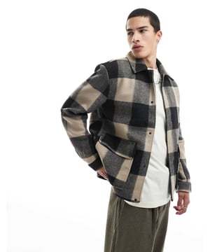 Jackets & Coats by Only & Sons Spread collar Press-stud placket Side pockets Regular fitSold By: Asos