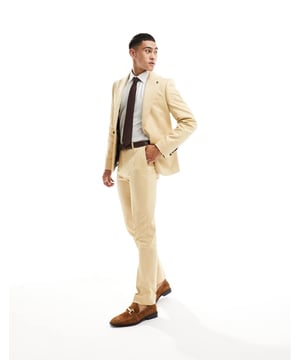 Trousers & Chinos by Twisted Tailor Effort: made Regular rise Belt loops Functional pockets Regular, tapered fitSold By: Asos