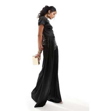 Trousers & Leggings by Kanya London Make your jeans jealous Drape detail Regular rise Concealed fly Regular fitSold By: Asos