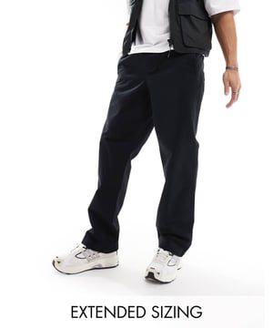 Trousers & Chinos by ASOS DESIGN Down-low looks Regular rise Elasticated waistband Functional pockets Relaxed fitSold By: Asos