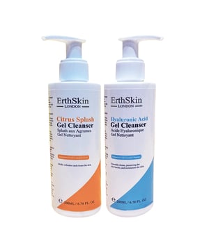 "Citrus Splash Gelreiniger 200ml
Ervaar een verfrissende reiniging met de Citrus Splash Gel Cleanser. Deze gel cleanser is geformuleerd met verkwikkende citrusextracten en verwijdert onzuiverheden en overtollig vet op milde wijze, waardoor je huid fris en verjongd aanvoelt. De lichte citrusgeur prikkelt je zintuigen, terwijl de milde formule de natuurlijke balans van je huid in stand houdt, waardoor het perfect is voor alle huidtypes.

Hyaluronzuur reinigingsgel 200ml
De Hyaluronic Acid Gel Cleanser biedt een hydraterende en verzachtende reiniging voor je huid. Verrijkt met hyaluronzuur, verwijdert het effectief vuil en make-up terwijl het vocht aanvult, waardoor je huid zacht, vol en verfrist aanvoelt. Deze zachte maar krachtige reiniger is ideaal voor de droge of gevoelige huid en helpt hydratatie vast te houden voor een gezonde en evenwichtige teint.