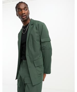 Suits by ASOS DESIGN Suits you Notch lapels Padded shoulders Two-button fastening Oversized fitSold By: Asos