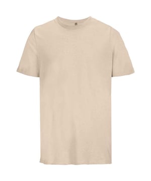 100% Gekämmte Bio-Baumwolle. Design: Unifarben. Seitennähte, Doppelnadel-Stich, Größenetikett ohne Markennamen. GSM (Gramm pro Quadratmeter): 175. Nachhaltigkeit: ACCORD, Amfori-Freigabe, BSCI, Fair Wear geprüft, Oeko-Tex Standard 100 zertifiziert, PETA-geprüftes Vegan, REACH, nachhaltige Materialien. Rundhalsausschnitt, gerippt, verklebt. Kurzärmlig. XXS: 86,36 cm. XS: 90,17 cm. S: 96,52 cm. M: 102 cm. L: 107 cm. XL: 112 cm. XXL: 119,38 cm. 3XL: 124,46 cm. 4XL: 132 cm.