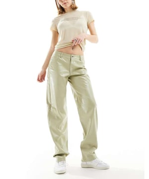 Trousers & Leggings by Noisy May Make your jeans jealous Mid rise Belt loops Functional pockets Wide legSold By: Asos