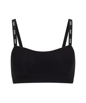 XS-3XL - Fixed spacer mono-cup - Side soft bones - Adjustable & detachable straps in the back side - Branded H&E  rings and sliders