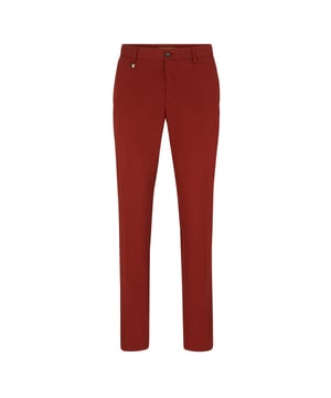 Mens BOSS C-Genius Trousers in red.- Zip fly and button fastening.- Side waistband adjusters.- Belt loops.- Slim fit.- 96% Cotton  4% Elastane- Ref: 50496128612