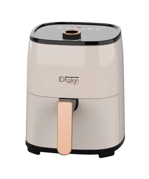 2,5 liter airfryer, bakt met minder olie en zorgt voor knapperige resultaten. Ideaal voor stellen of kleine gezinnen. Compact, eenvoudig schoon te maken, met timer en instelbare bediening.