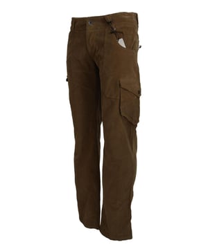 Brand: ERMANNO SCERVINO
  Style: Cargo Pants
  Color: Brown
  Material: 97% Cotton 3% Elastane
  Made in Italy
  Logo details