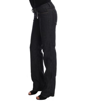 Brand: CoSTUME NATIONAL CNC
  Condition: Brand new with tags
  Fit: Classic straight fit
  Color: Dark blue
  Material: 100% Cotton
  Fly: Zipper and button
  Logo details