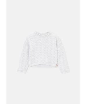 Boasting a shimmering metallic finish. this   crew neck jumper is a must-have for the new season. Just team it with jeans and trainers for a radiant new outfit combo!.