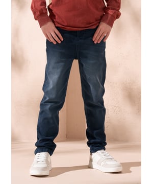 A style staple. these signature jeans from Angel & Rocket in grey are perfect for the weekend. Crafted from a stretch cotton blend and cut to a straight-leg featuring pocket detailing. belt loops. a button and zip fastening. A wardrobe must have!.