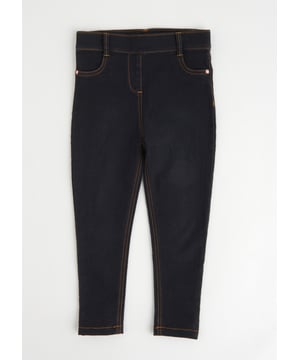 Super skinny. super soft high waist pull on jegging. A   denim with comfort stretch and stitch detail. A wardrobe staple for every season. Angel & Rocket cares – made with fairtrade cotton Colour :   About me: 79% cotton 19% polyester 2% elastane Look after me – Think planet. wash at 30c.