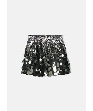 No need for a disco ball at their next party. our new sequin skirt will be shimmering and shining all night long! Cut into an A-line silhouette and featuring a fabulous mix of multi sized sequins. fastened with a discreet side zip. Step into party season in style.
