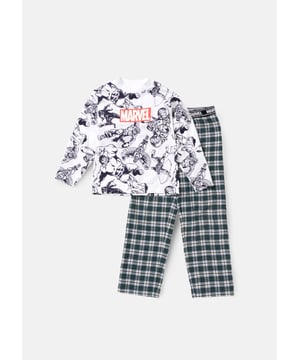 These super soft Marvel branded PJs with our A&R upgrade are a collab dream. The PJ top features all over graphics and the brushed check trousers have an elasticated waistband for added comfort. A MARVEL-lous Christmas gift.
