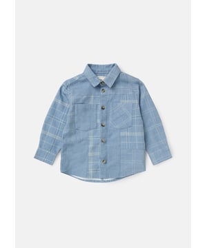 Check it out! This is the ultimate casual shirt remixed A&R style. featuring cool check panels in a soft brushed fabric. Dress up or down but always stay stylish! Available in big brother sizes.