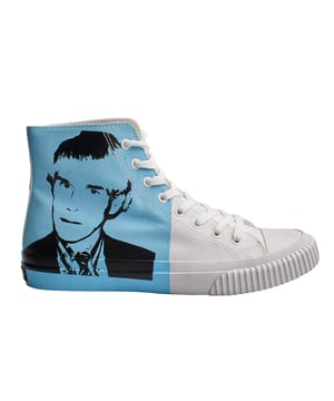 De Calvin Klein x Andy Warhol high-top sneakers zijn een samenwerking die hedendaagse mode laat samensmelten met iconische kunst uit de 20e eeuw. Deze speciale editie heeft een ontwerp dat een eerbetoon is aan de legendarische popartiest Andy Warhol en integreert zijn kenmerkende esthetiek in een moderne en veelzijdige schoen.

 Kenmerken:

 - High-top ontwerp: Deze herensneakers hebben een snit die de enkel bedekt.
 - Graphics van Andy Warhol.
 - Gemaakt van duurzaam canvas.
 - Verstelbaar vetersysteem voor een pasvorm op maat.
 - Rubberen zool met antislip.
 - Calvin Klein Jeans-logo op de hiel.

 Deze samenwerking tussen Calvin Klein en de Andy Warhol Foundation werd in 2018 gelanceerd onder de creatieve leiding van Raf Simons, die het artistieke erfgoed van Warhol wilde integreren in hedendaagse mode. De high-top sneakers zijn verkrijgbaar in verschillende kleurencombinaties en afbeeldingen, zodat mode- en kunstliefhebbers de schoen kunnen kiezen die het beste bij hun persoonlijke stijl past.

 Deze high-top sneakers voor heren zijn niet alleen een modestatement, maar ook een viering van popart en de blijvende invloed ervan op de moderne cultuur.
 Samenstelling: Buitenkant: Textiel; Binnenkant: Textiel; Zool: Rubber; Binnenzool: Textiel
 Onderhoud:
Droog borstelen met zachte haren om vuil te verwijderen.
 Vermijd water en vocht; reinig met een vochtige doek en neutrale zeep.
 Droog aan de lucht, zonder direct zonlicht of warmtebronnen.