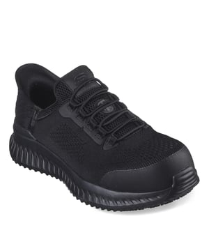 Skechers Work 200206EC/BLK TILIDO - FLETCHIT Herren Sneakers Schwarzes Obermaterial: TextilFuttermaterial: TextilSohlenmaterial: GummiVerschluss/Öffnung: SchnürungMerkmale: KomfortZehenform: RundSchuhweite: NormalArtikelgewicht: 0 KGAbsatzhöhe: Niedrig (2,5-4,9 cm)Schafthöhe: NiedrigTrainer-Stil: SicherheitsschuheSicherheitsmerkmale: Kompositzehenkappe, Durchtrittsichere ZwischensohleGeschenkverpackt: NeinSicherheitsklassifizierung: S1PProduktcode: 200206EC/BLK