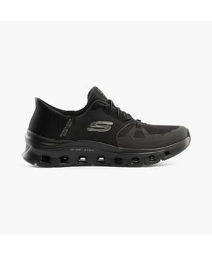Geniet van comfort en gemak met Skechers Hands Free Slip-ins®. Deze sportieve instap sneaker heeft een ademend mesh bovenwerk met duurzame synthetische hotmelt overlays en stretchveters voor een veilige, probleemloze pasvorm. Ontworpen met het exclusieve Heel Pillow™ van Skechers voor extra hielondersteuning, bevat ook een Skechers Air-Cooled Memory Foam®-inlegzool voor de hele dag demping en een Glide-Step® geometrische middenzool die natuurlijke, responsieve beweging bevordert. Perfect voor wandelen, reizen en dagelijks gebruik.