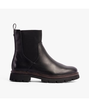 Marco Tozzi 25416-43-001 Womens Boots Black Upper Material: Faux LeatherLining Material: TextileSole Material: RubberClosure/Fastening: Pull-OnFeatures: Comfort,VeganHeel Type: BlockToe Shape: RoundShoe Width: RegularItem Weight: 0.45 KGHeel Height: Low (2.5-4.9cm)Shoe Shaft Height: AnkleBoot Style: Chelsea BootsGift Boxed: NoProduct Code: 25416-43-001